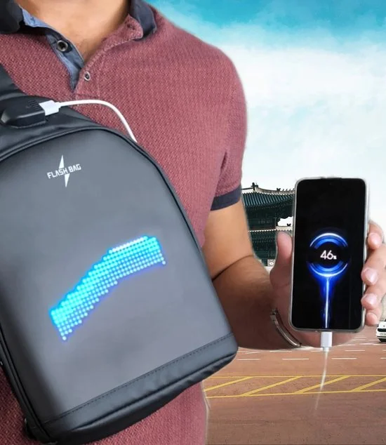 Flash-Bag LED Schoudertas - Afbeelding 6