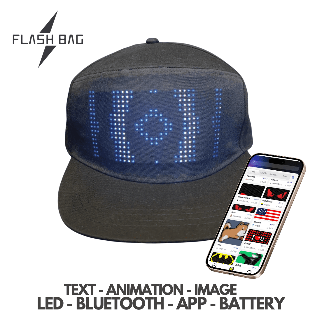 Flash Bag Snap Back LED Pet