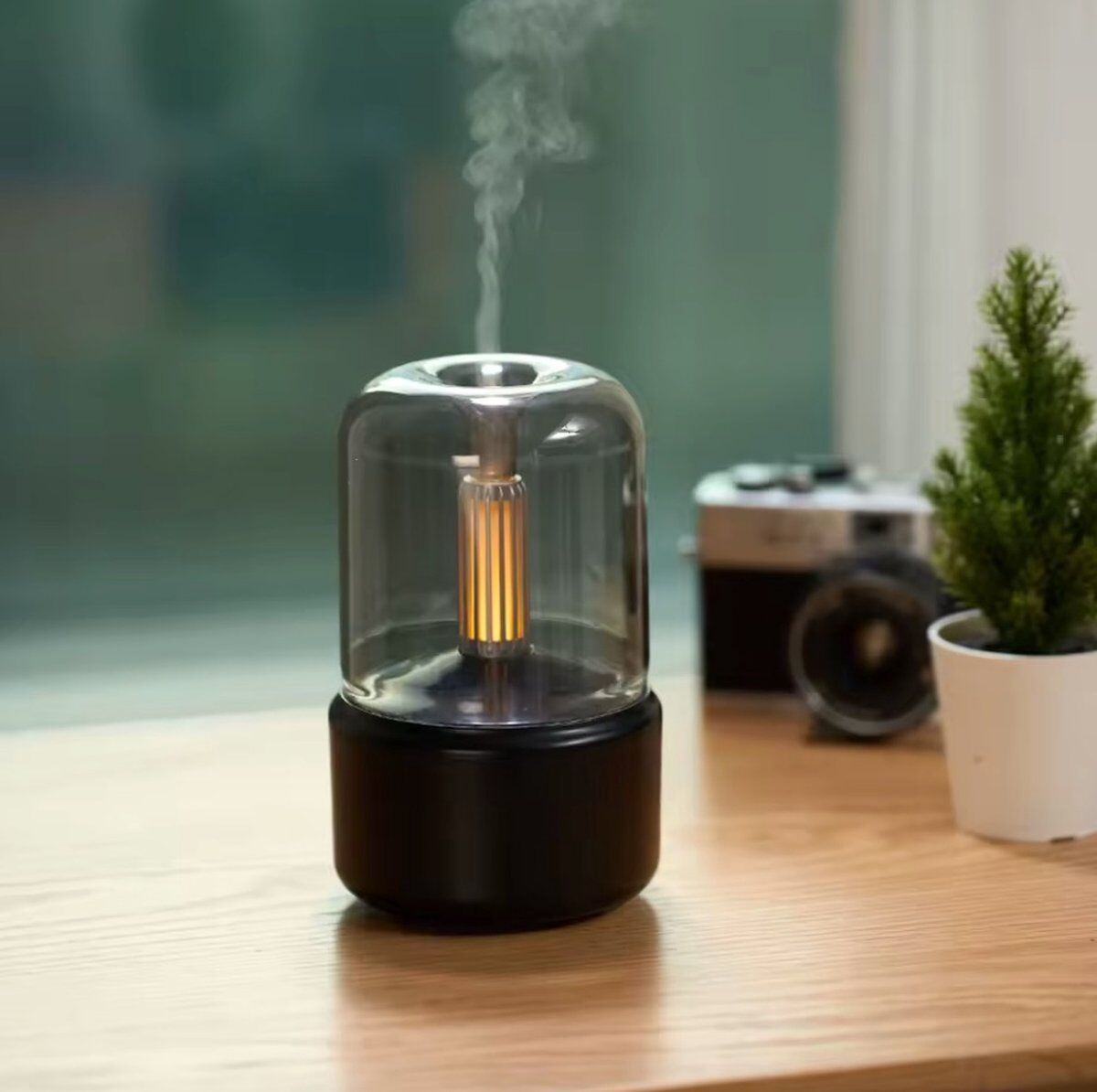 Time2Scent - Mood Aroma Diffuser - Inclusief Premium Olie - Luchtbevochtiger - Design - Sfeerlamp - Industrieel - Compact - Krachtig - Automatisch stopfunctie - Geurverspreider - Afbeelding 2